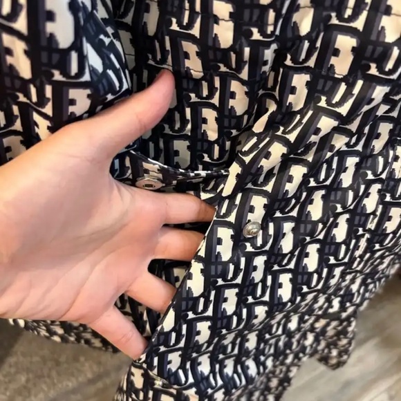 Di*or Print Nylon Jacket Sz.S - Picture 8 of 8